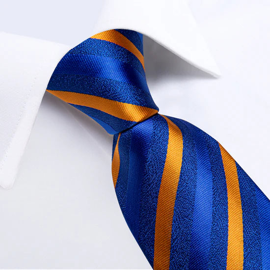 blue Gold wide stripe 001