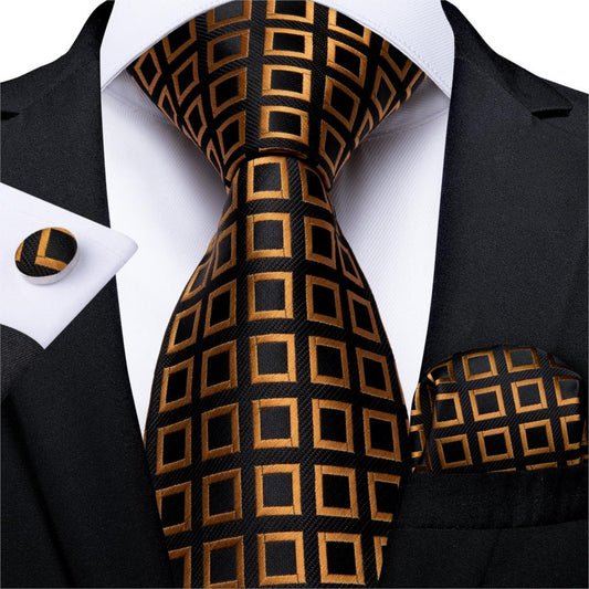 Black/Gold Square  7303